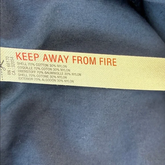 Free People Mesmerize Me Jumpsuit Longsleeve Navy Blue Wide Leg Cargo Pants L - Picture 10 of 10